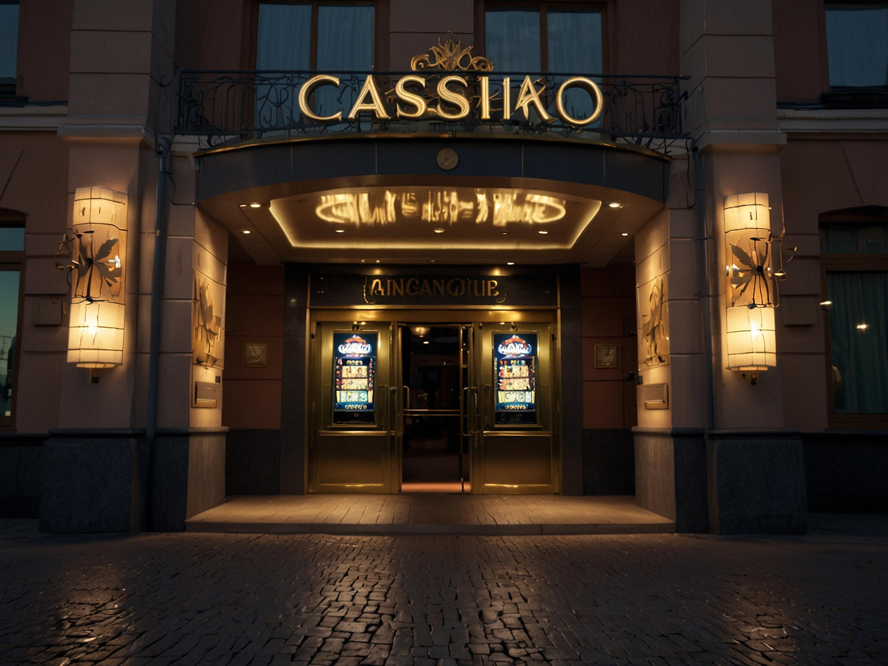 Entrance and facade of Kulosaaren Casino